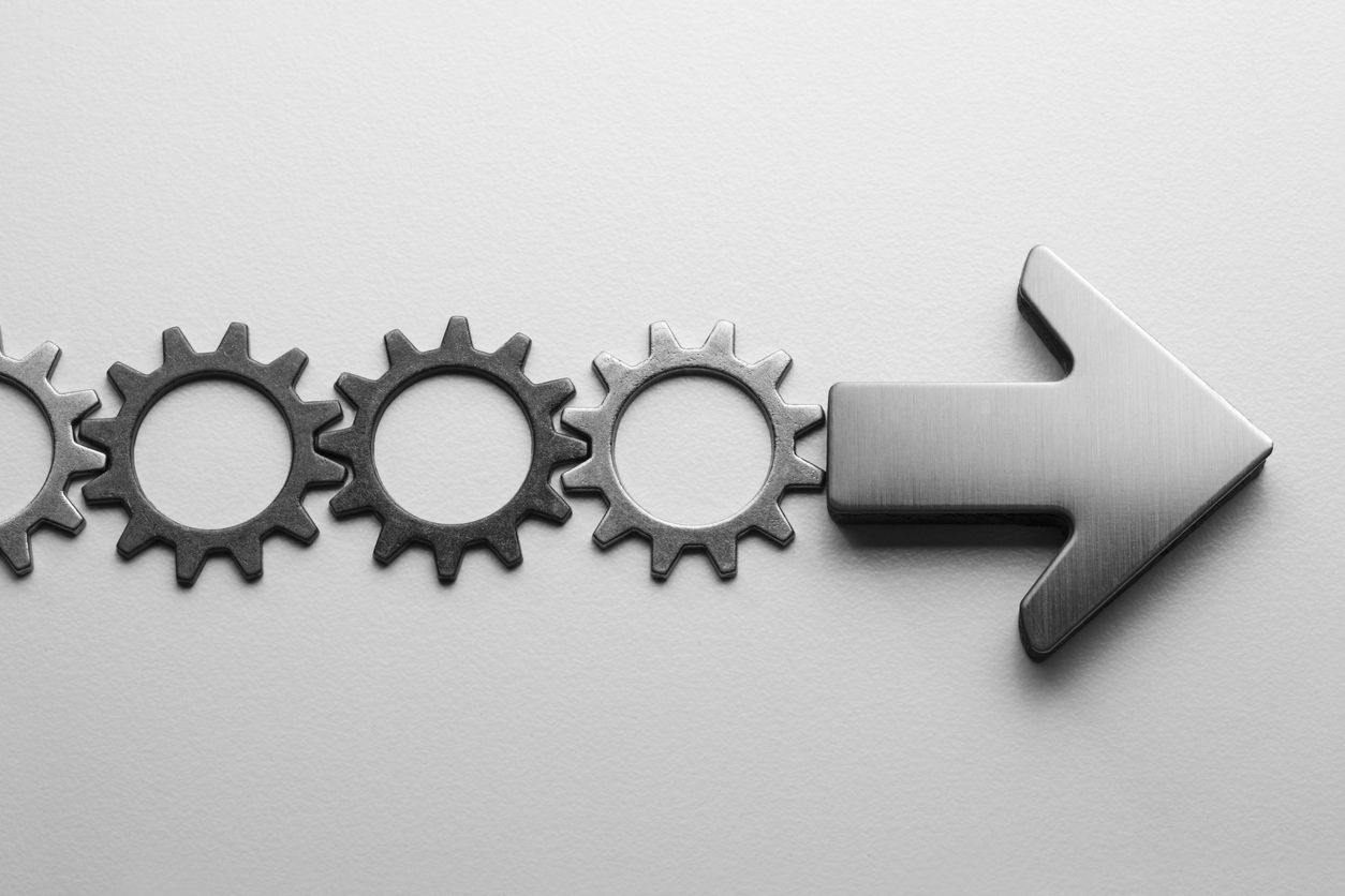 Interlocking cogs in succession planning