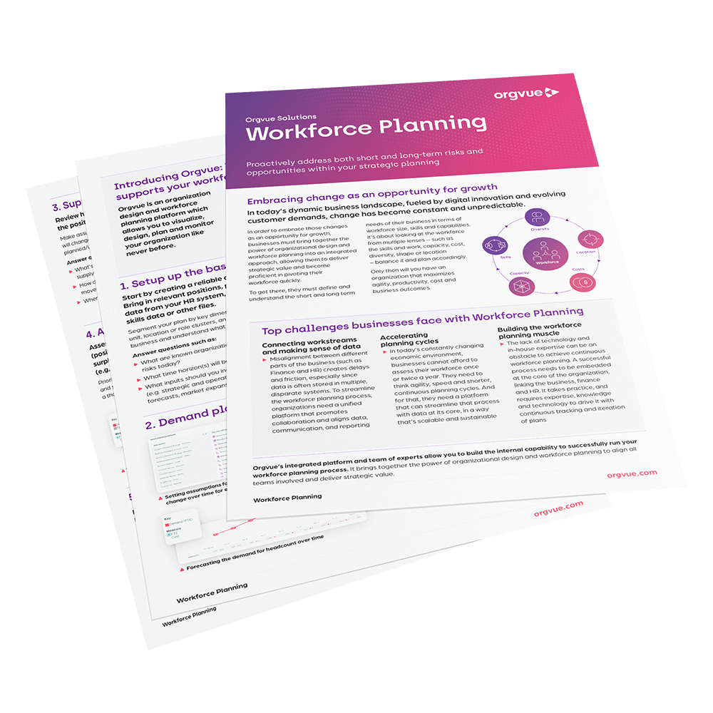 Workforce planning solution brief