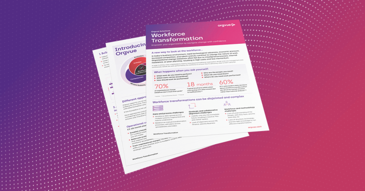 A preview image of the solution brief 'Workforce transformation'