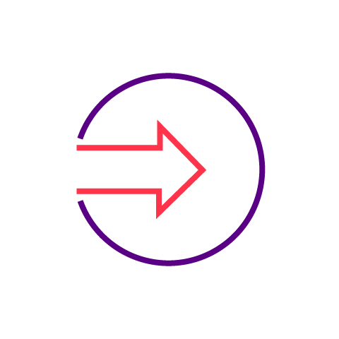 Purple forward icon