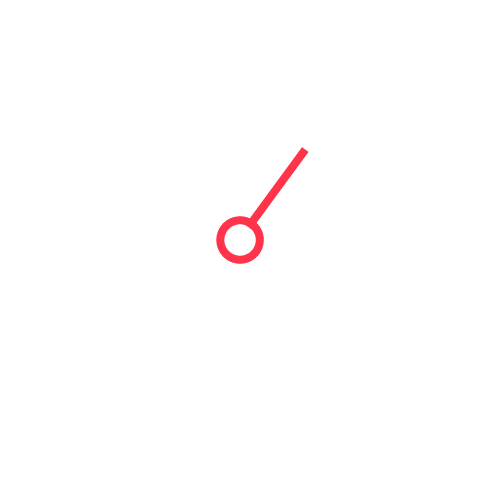 White icon representing accelerated workforce planning and business transformation.