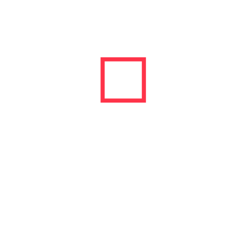 White icon representing an organizational chart, corporate hierarchy, or team structure.