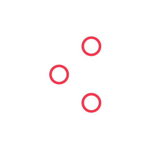 White icon representing adjustment sliders, control panels, or configuration filters.