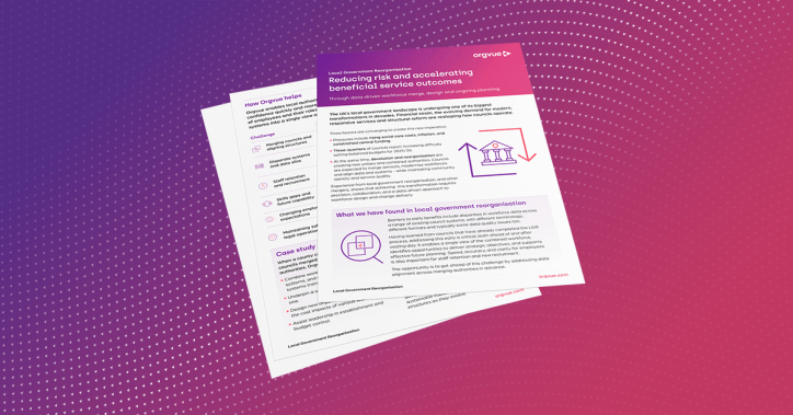 A preview image of the downloadable guide 'Local Government Reorganisation: Reducing risk and accelerating beneficial service outcomes'